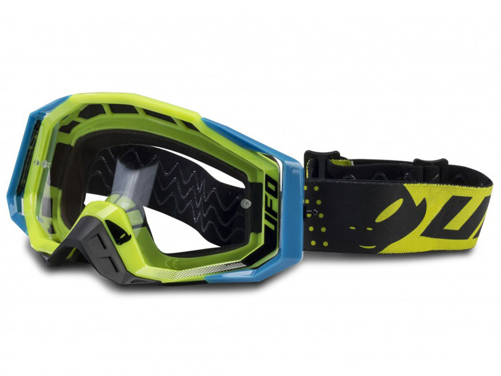 Maschera e-bike Mystic nero e giallo fluo - Ufo Plast