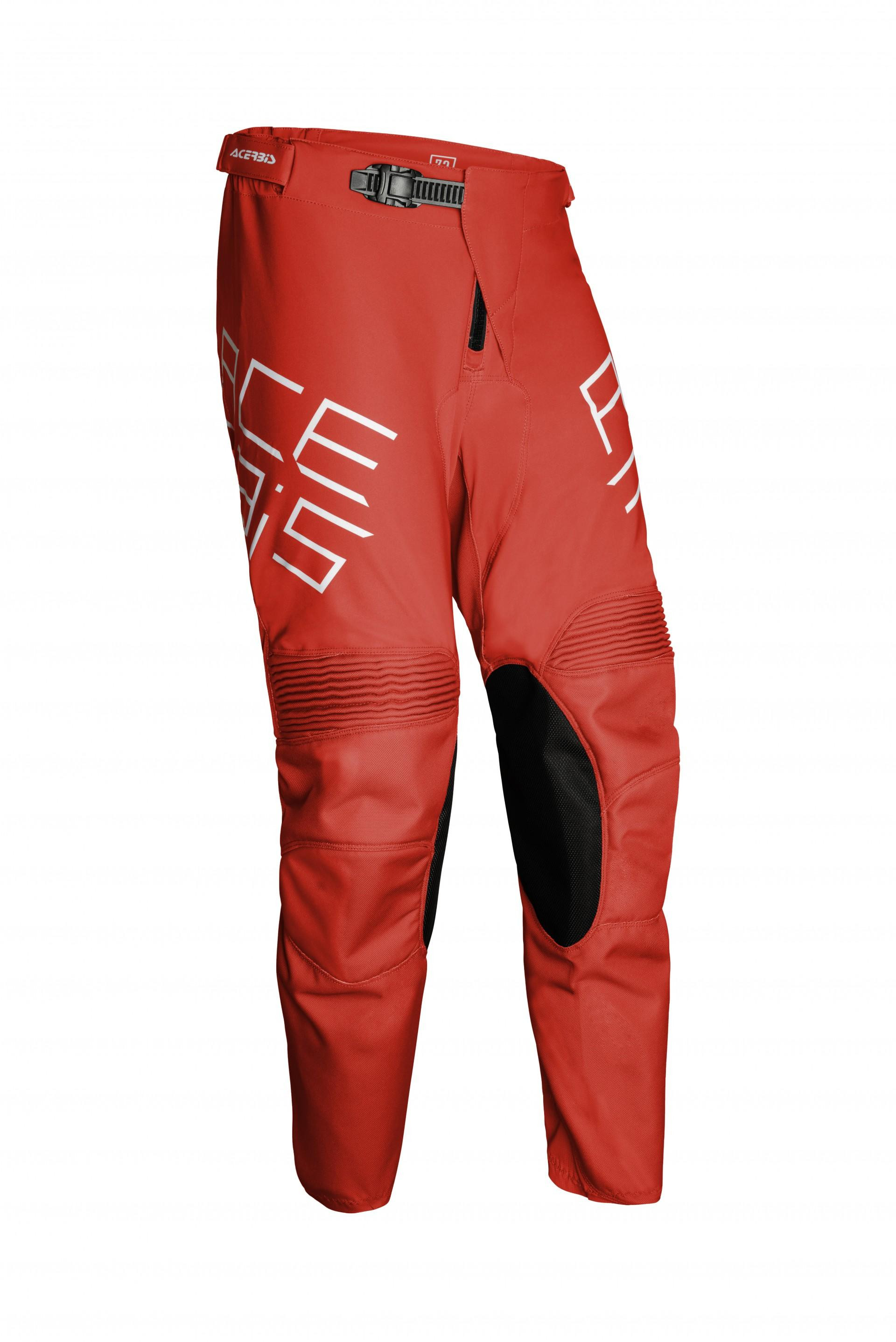 Pantaloni Cross Adulto ACERBIS MX TRACK Rosso - Evomotor