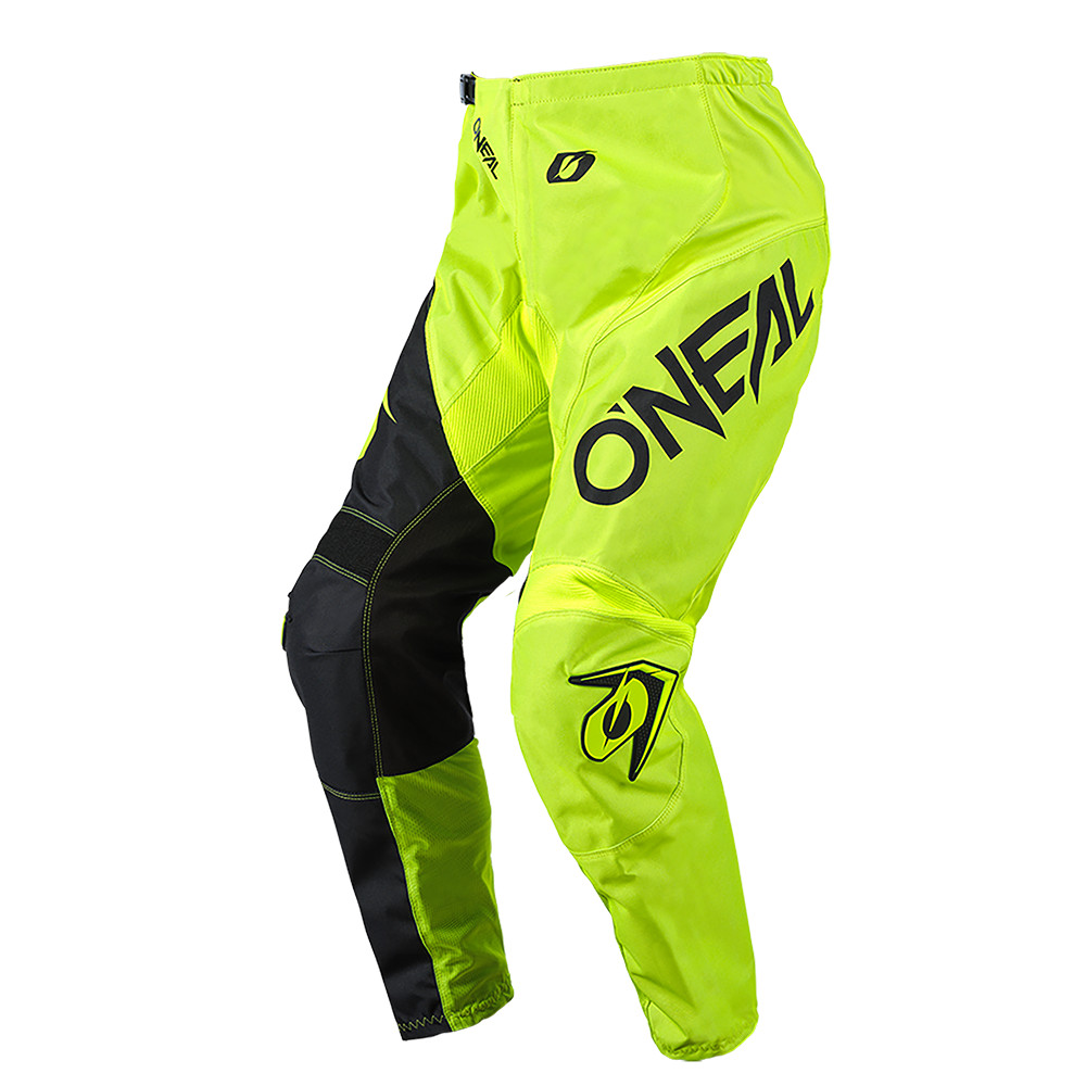 Pantaloni Cross Adulto O'NEAL ELEMENT RACEWEAR Giallo Fluo Nero - Evomotor