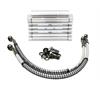 Kit radiatore olio pitbike CNC  alluminio in Radiatori Olio