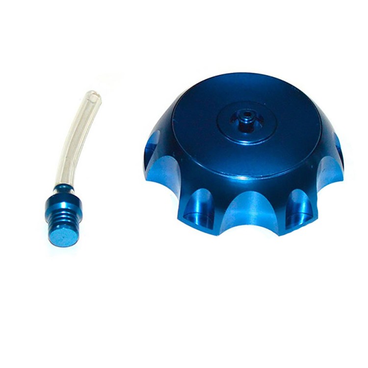 Tappo serbatoio pit bike Blu CNC