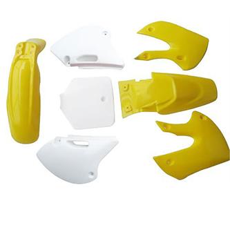 plastiche pitbike bbr gialle