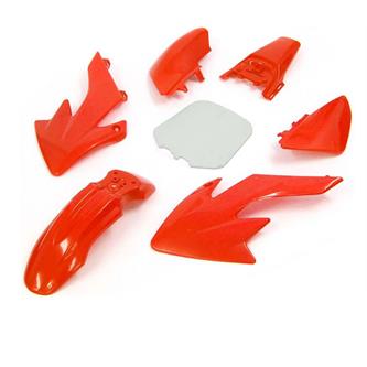 set plastiche pitbike crf 50 rosse