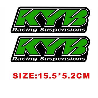 set adesivi forcella kayaba racing verdi