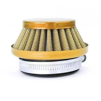 filtro aria 42 mm a gabbia corto oro