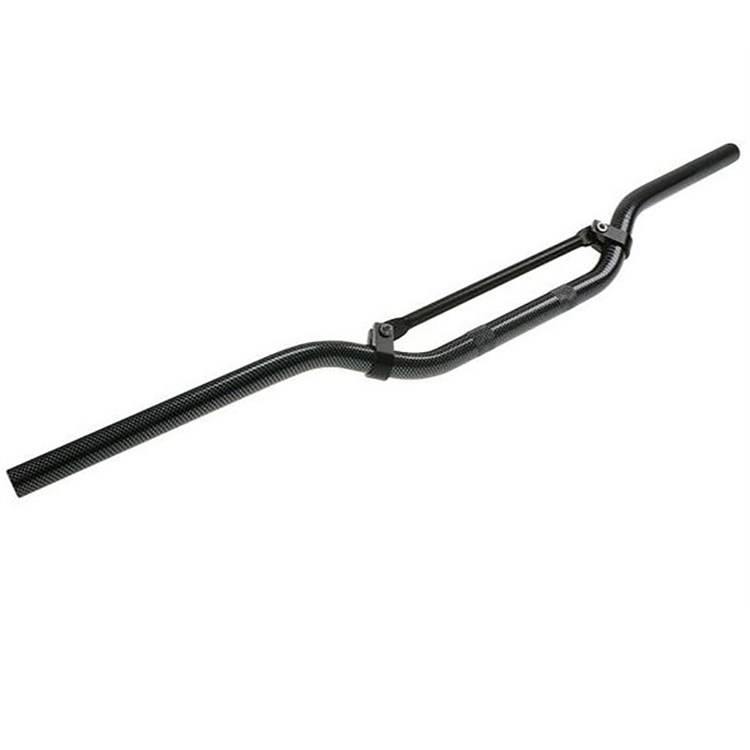 Manubrio alluminio 22 mm piega bassa Carbonio