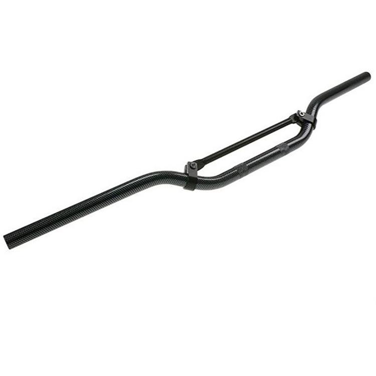 Manubrio alluminio 22 mm piega bassa Carbonio