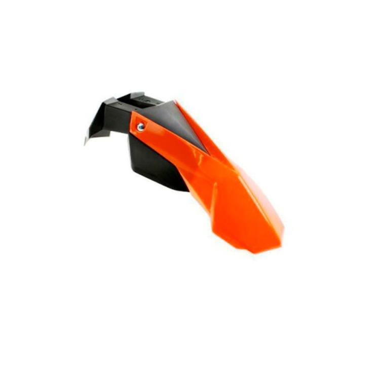 Parafango anteriore pit bike nero-arancio