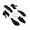 Kit plastiche pit bike KLX Nero tabella Bianco in Grafiche e Plastiche