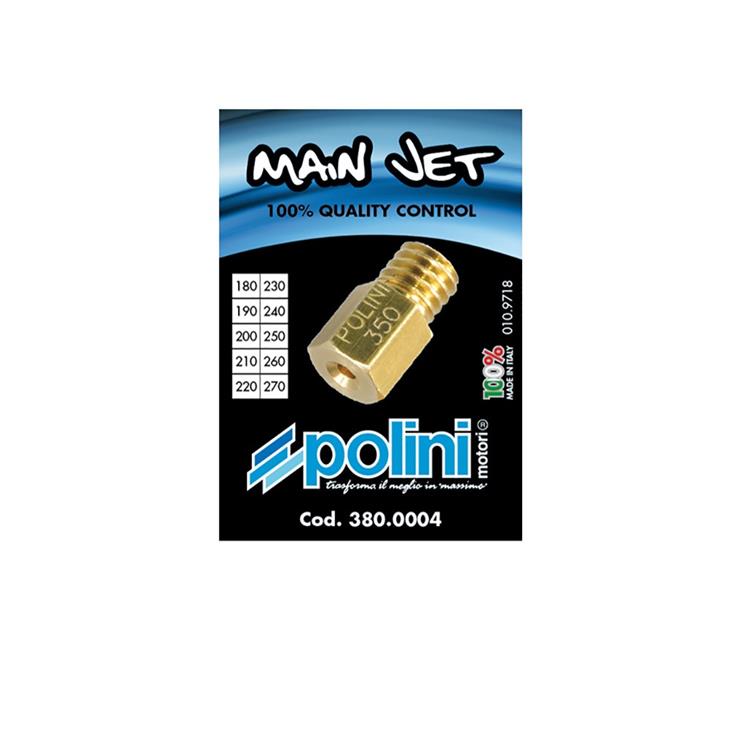 Set 10 getti massimo Mikuni dal 180 al 270