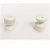 Set tamponi perno ruota M6 Italy Bianco in Cerchi e Gomme