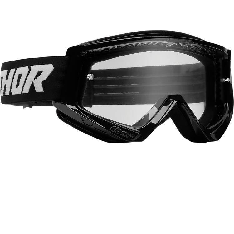 Mascherina THOR Combat Nero - lente chiara