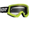Mascherina THOR Combat Giallo Fluo - lente chiara in Mascherine Motocross