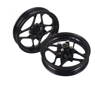 set cerchi in lega neri 215 250 12