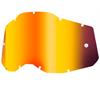 Lente di ricambio 100% per Strata/Accuri/Racecraft 2.0 - Rosso a Specchio in Mascherine Motocross