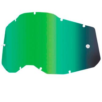 lente di ricambio per strata accuri racecraft 20 verde a specchio