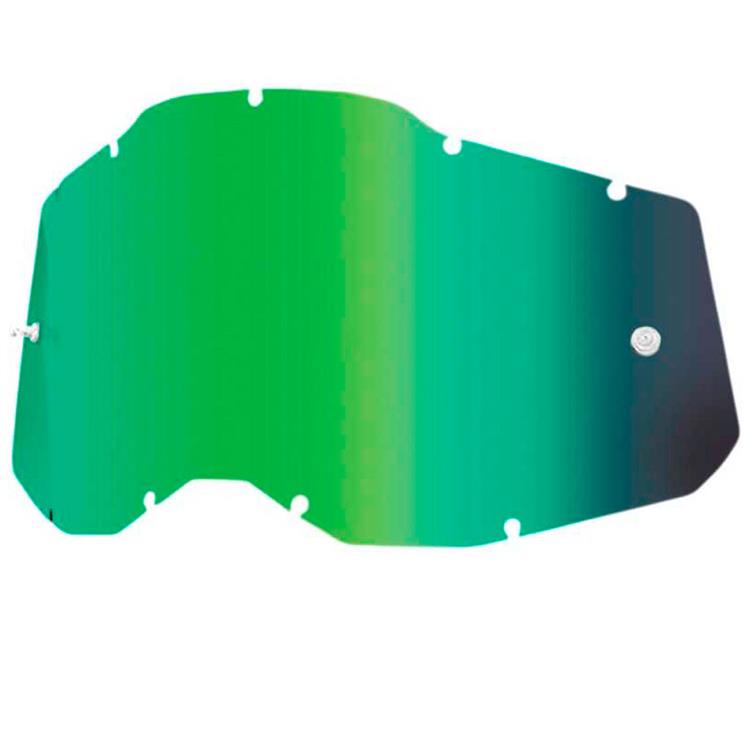 Lente di ricambio 100% per Strata/Accuri/Racecraft 2.0 - Verde a Specchio