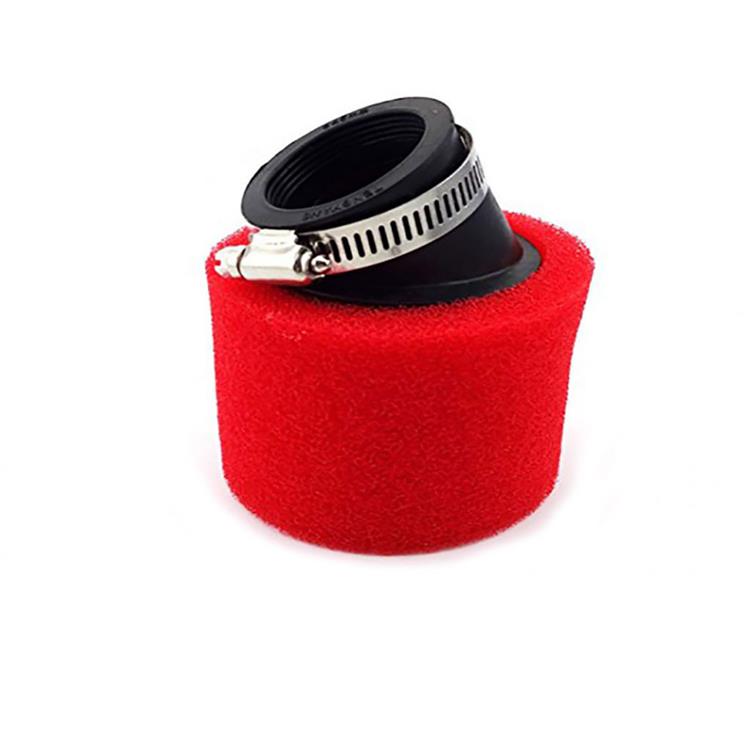 Filtro Aria pit bike 35 mm storto Rosso