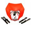 Maschera portafaro KTM Replica Arancione in Plastiche Enduro