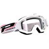 Mascherina PRO GRIP Raceline 3201 Bianco - lente chiara in Abbigliamento