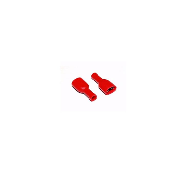 Capicorda/Fastom femmina rosso 6,35x0,8 