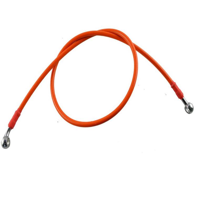 Tubo olio freno anteriore 110 cm 10/10 Arancione