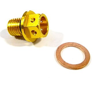 tappo olio magnetico oro