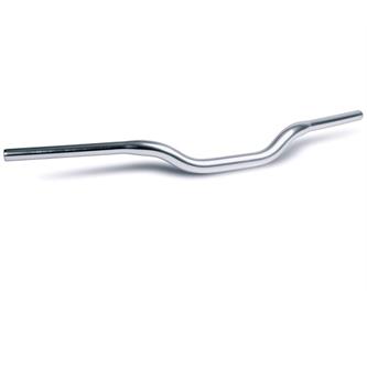 manubrio piega bassa pitbike 28 bcr argento