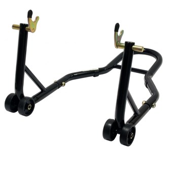 cavalletto posteriore moto con forchette
