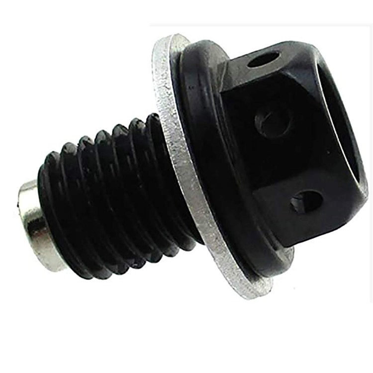 Tappo olio magnetico pit bike Nero
