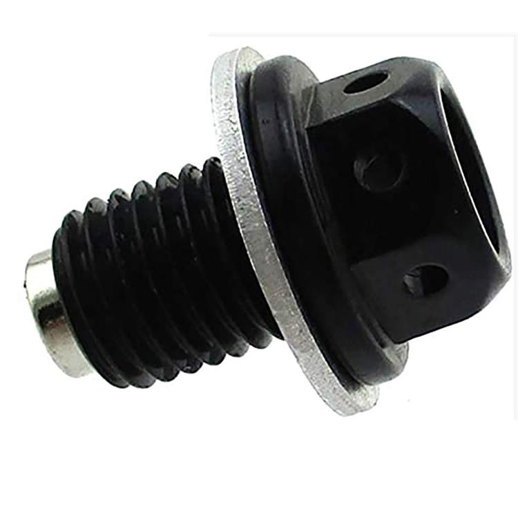 Tappo olio magnetico pit bike Nero