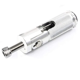 pedana pieghevole pitbike minigp argento