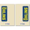 Coppia adesivi Ohlins per forcelle in Adesivi