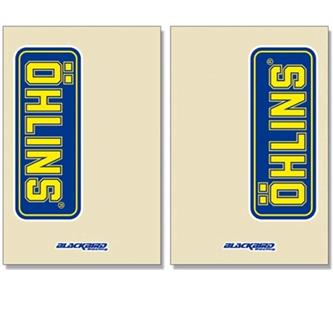coppia adesivi ohlins per forcelle