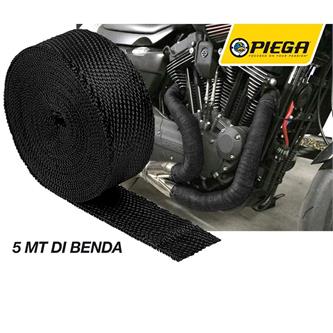 benda scarico termoisolante nera