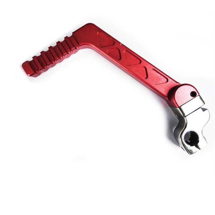 Leva Kick starter CNC 14 mm Rosso