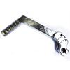 Leva Kick starter CNC 14 mm Argento in Leve Pedane e Pedali