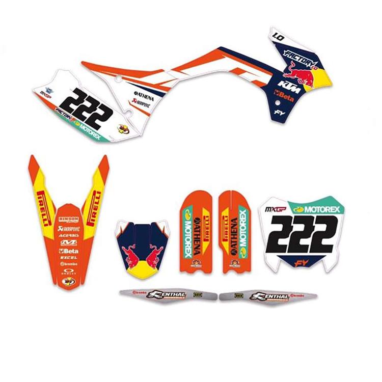 Kit grafiche pit bike replica KTM 85 Cairoli