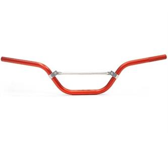 manubrio eco alluminio 22 mm piega alta rosso