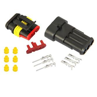 connettore tenuta stagna 3 pins