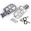 Set Pedane Pit bike tipo A alluminio Argento in Leve Pedane e Pedali
