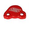 Cover cnc Rosso pompa freno posteriore Honda CRF 150 R (2007-2025) in HONDA CRF150 4t