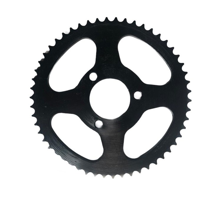 Corona minicross 54 denti passo medio [tf8] foro centrale 35 mm Nero