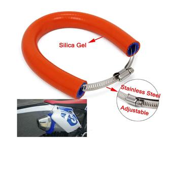 tubo protettivo terminale scarico rosso