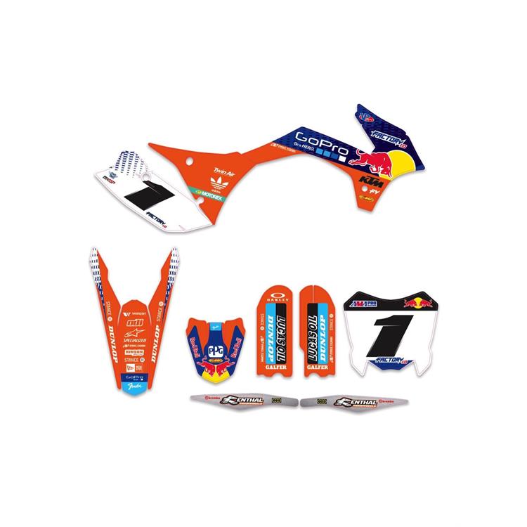 Kit grafiche pit bike replica KTM 85 RedBull