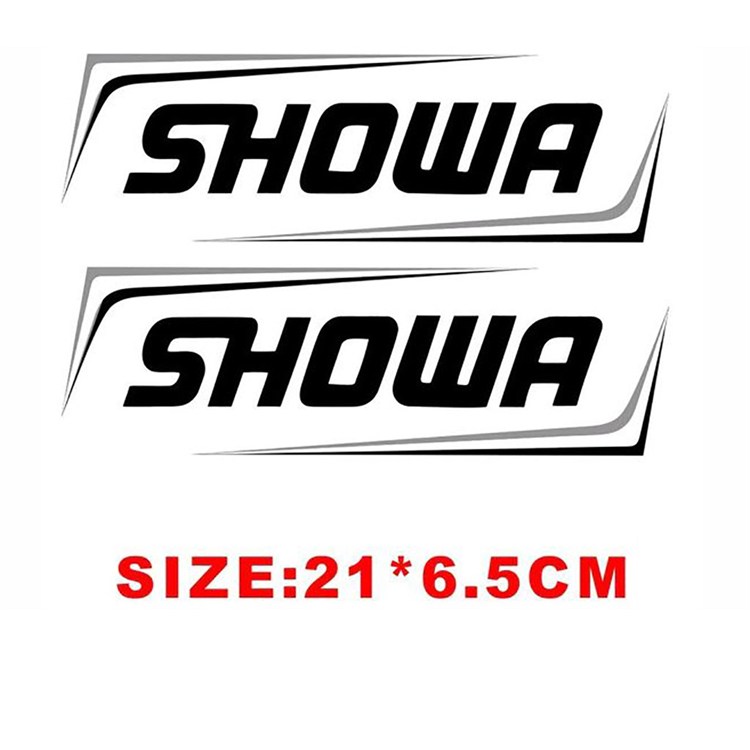 Set adesivi forcella Showa Nero sfondo Bianco
