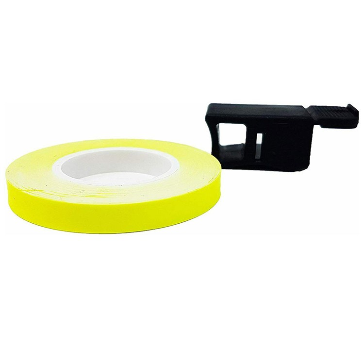 Adesivo profilo cerchio Giallo Fluo 7x7000 mm