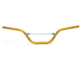 manubrio eco alluminio 22 mm piega alta oro