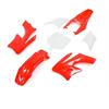 Kit plastiche pit bike ORION Rosso in Grafiche e Plastiche