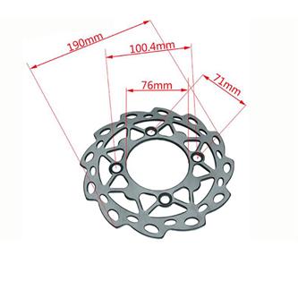 disco freno pitbike margherita 190